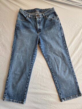 Rider Denim Jeans Size 12 M Vintage High Rise Waist 29"